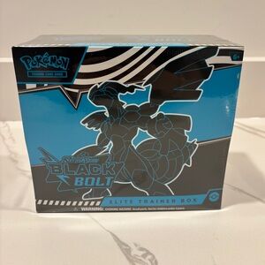 NEW SEALED Scarlet & Violet Black Bolt Pokémon ETB